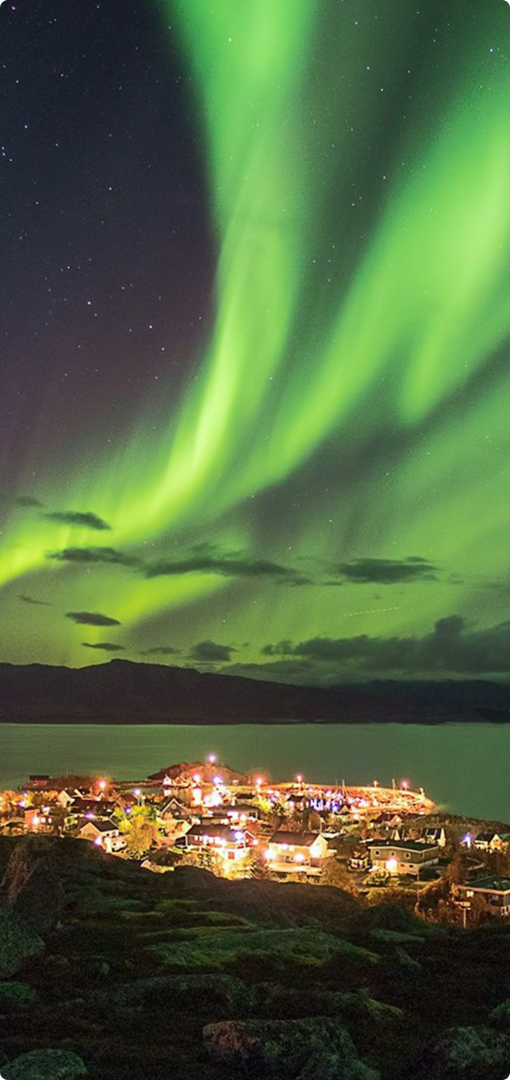 Northern lights in Murmansk